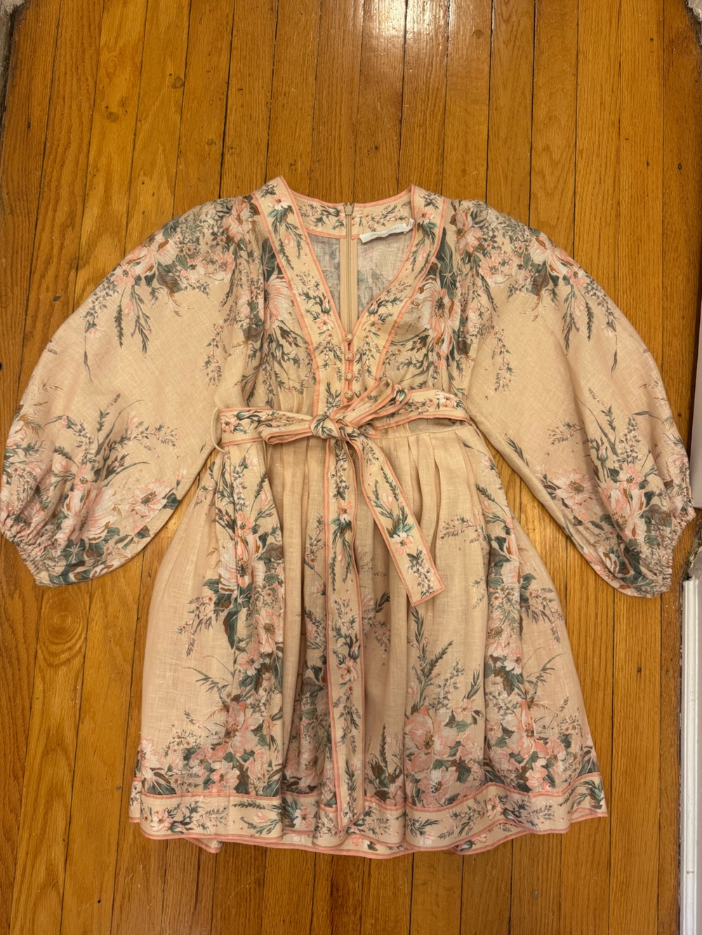 Zimmermann plunge mini dress